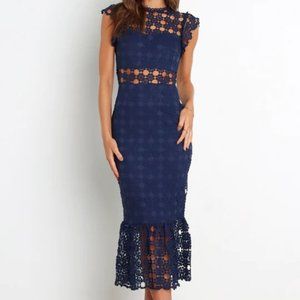 Petal & Pup Lauren Dress - Navy